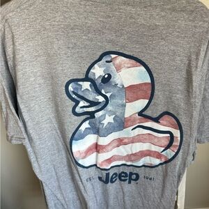 Jeep Gray Men's T-Shirt USA ducky